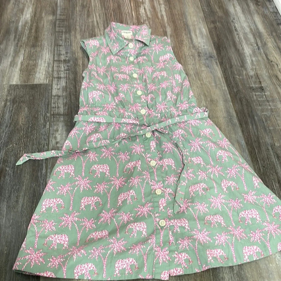 Crewcuts Palm Tree and Elephant Shirtdress - 8 - Picture 1 of 8